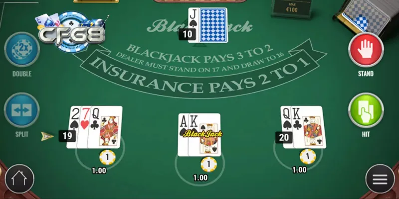 Nắm vững mẹo cược Blackjack thắng thưởng lớn
