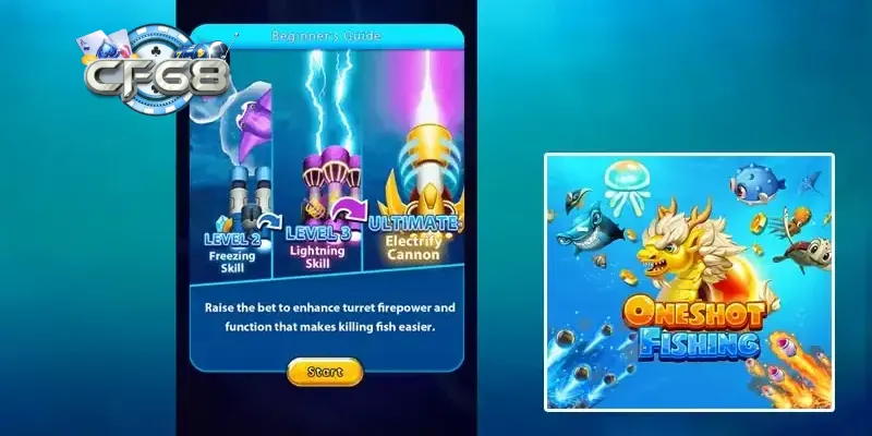 Trò chơi bắn cá Oneshot CF68 có gì hấp dẫn?