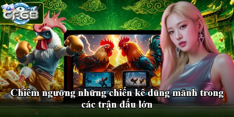 Chiêm ngưỡng những chiến kê dũng mãnh trong các trận đấu lớn
